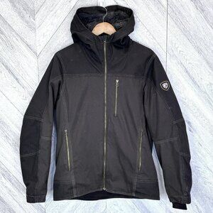 KUHL The Law Fleece Lined Hoody Jacket Mens Small Dark Brown Espresso Outdoor